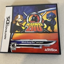 Kung Zhu - Nintendo DS (2009) Tested- Works!  Comes W Case with Instruction Book