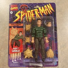 Marvel Legends Retro Spider-Man Sandman 6    Action Figure MOC Hasbro  New