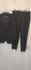 Schwarzer Smoking Dinneranzug von St Michael M&S. Jacke 44 Hose 38 Bein 31 Abiball