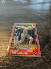 1997 Bowman Chrome - Juan González #25 Refractor