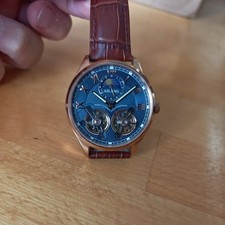 Herrenuhr automatik AILANG Design Style double open ❤️ Mondphase Automatic