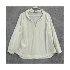 Vineyard Vines Crisp White Cotton Top XXL Womens Coastal Dainty