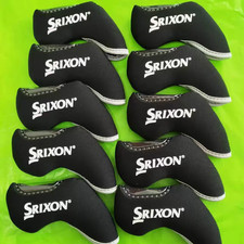 10Pcs Srixon Window Classic Style Golf Club Iron Head Cover Black
