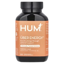 2 X HUM Nutrition, Uber Energy, 60 Vegan Capsules