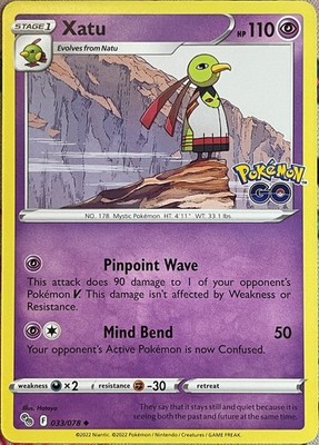 Xatu - 033/078 - Pokemon Go Pokemon 2022