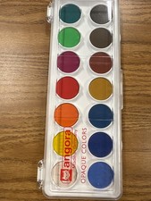 Angora Opaque Watercolors 14 Color Set Made in Germany Non-Toxic brand new