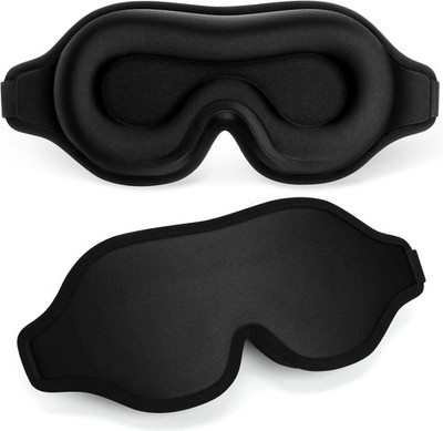 Sleep Eye Mask 3D for Side Sleeper Men Women, Zero Eye Pressure Relax Rest Mask