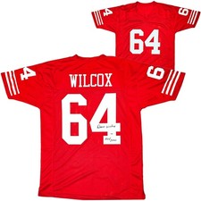 San Francisco 49ers Dave Wilcox Autographed Signed Red Jersey 