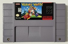Wario's Woods - Super Nintendo *Tested & Working* Near Mint SNES