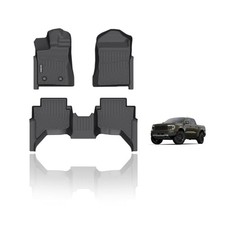 KELCSEECS Floor Mats Custom for Ford Ranger SuperCrew Cab 2024-2026 All We