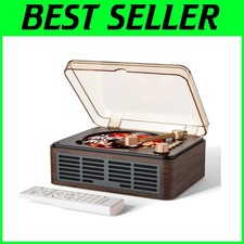 Nostalgic Retro CD Player with Bluetooth Speakers