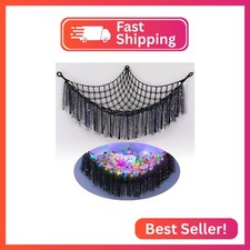 FIOBEE Stuffed Animals Net or Hammock with LED Light, Toy Hammock Hanging Stuffe