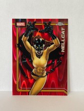 2026 Topps Chrome Marvel Comics Hellcat #123 Red Wave Refractor /5