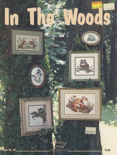 Stoney Creek In The Woods Owl Fox Racoon Opposum Chipmunk Cross Stitch Booklet - Picture 5 of 6