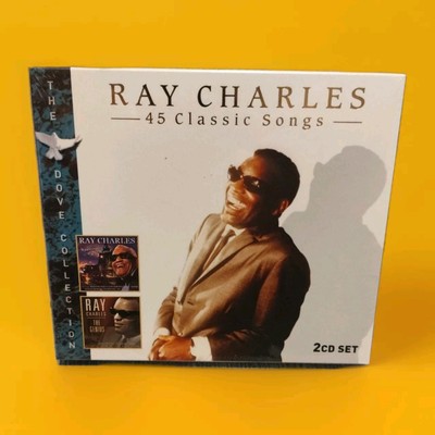 RAY CHARLES THE Genius Georgia On My Mind Set BLUES JAZZ NEW & SEALED 45 SONGS 