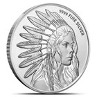 1 oz Silver Round Buffalo Girl .9999 Silver Bullion Round