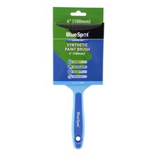 Image of Blue Spot Tools - 4" (100mm) Synthetic Paint Brush with Soft Grip Handle