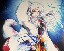 DAVID KAYE SIGNED 8x10 PHOTO SESSHOMARU VOICE ACTOR INUYASHA AUTOGRAPH COA