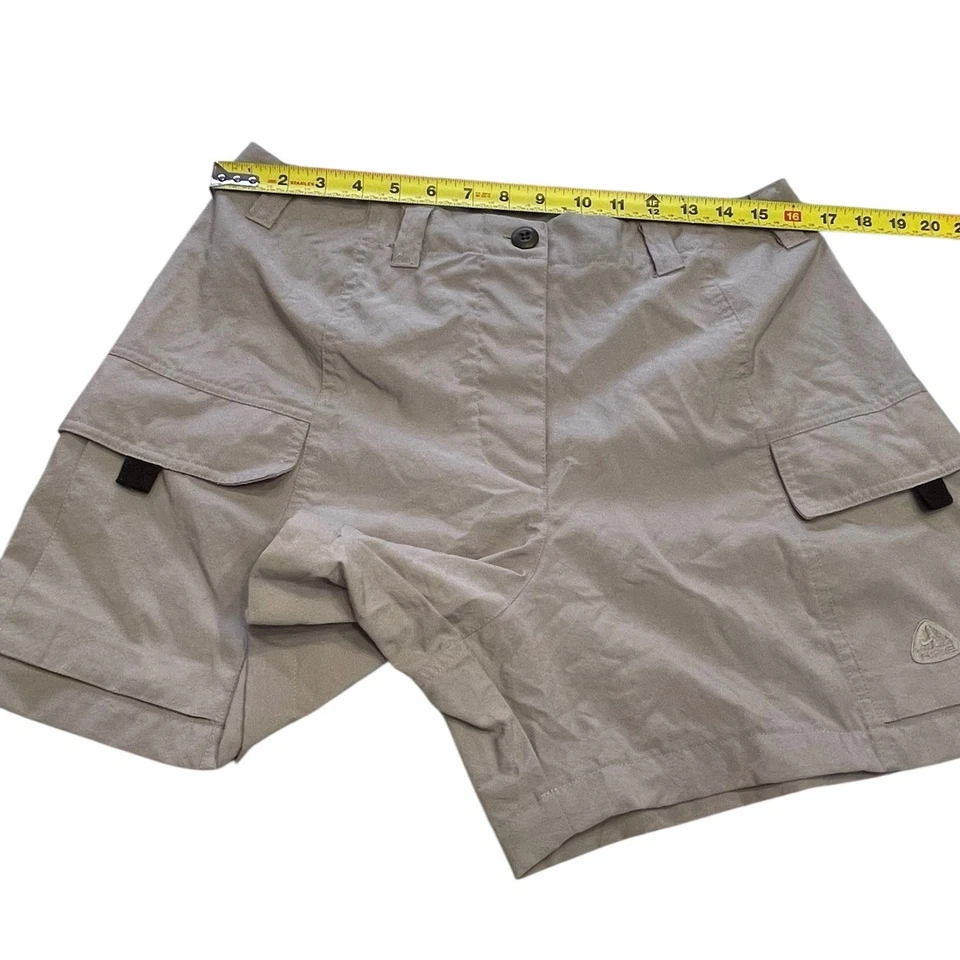 Pantalones Cortos Carga Nike ACG Para Mujer Talla Grande Senderismo Aire Libre Beige Ligeros Y2K De Colección Foto 4 de 4