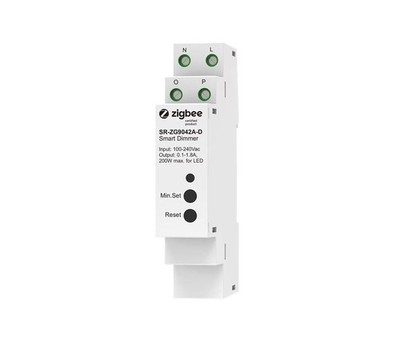 Schiene DALI to Phaseabschnitte Dimmer DIN, ZigBee 3.0, 100-240Vac 200W max 