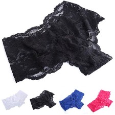 Mens Lace Thong G-String Sissy Pouch Panties Bikini Underwear Briefs Lingerie