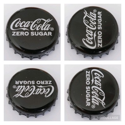 Coca-Cola Zero Sugar Deutschland Kronkorken Schwarz Weiß Randzeichen dap