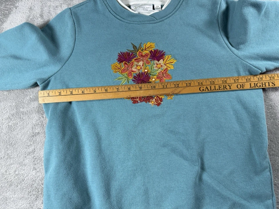 Vintage Studio Works Sport Sweatshirt Petite Med Y2K 90s Mom Core Grandma Core - Image 2 of 4
