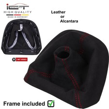 Schaltsack Schaltmanschette Leder für Porsche Boxster 987 911 997 Cayman rot