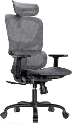 Ergonomic Mesh Office Chair with Lumbar Support & Adjustable Features