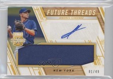 2019 Panini Elite Extra Edition Gold 1/49 Andres Gimenez #FTS-AG Auto 0i4k