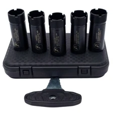 Beretta/Benelli Mobil Thread 12ga Flush Choke Tubes Set 5 pcs Black Pantessi
