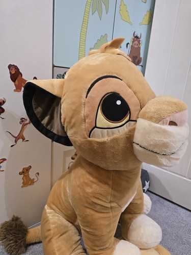 Huge 30" Disney Lion King Simba Teddy - Picture 2 of 8