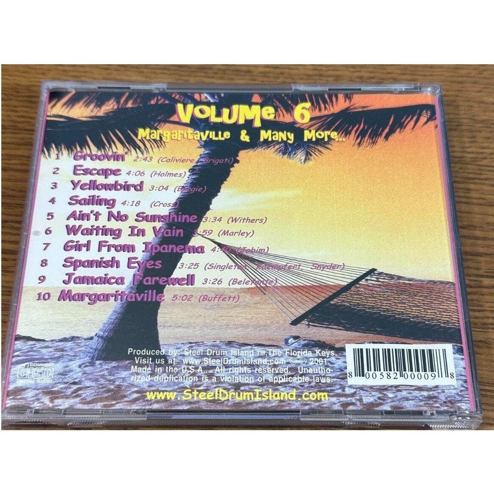STEEL DRUM ISLAND COLLECTION VOL. 6 MARGARITAVILLE & MORE INST