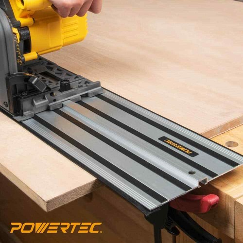 110 in. Track Saw Guide Rail Connector Set with 2x55 in. Rails - Picture 2 of 7