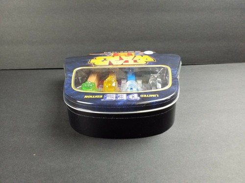 STAR WARS LE Pez Tin Gift Set of 4 Candy Dispensers Yoda Darth R2-D2 C3PO NEW - Picture 9 of 9