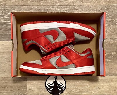 Nike Dunk Low 'Satin UNLV' Varsity Red Grey DX5931-001 Women's