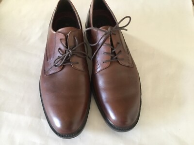 hush puppies men,s Leather Brown Oxford Dress Shoes SZ 12