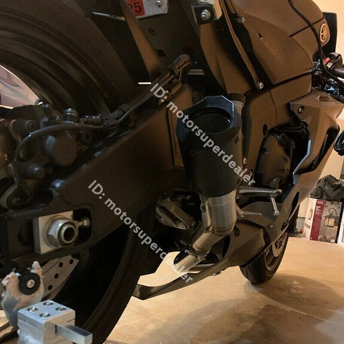 Slip for Yamaha YZF R6 2006-2023 Exhaust Link Pipe Muffler Tips Modified System - Picture 2 of 10