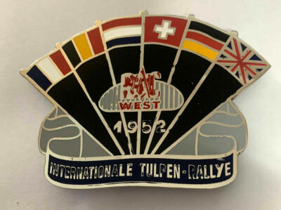 ADAC Internationale Tulip Rallye 1952 Auto Grill Abzeichen Emblem Automobil