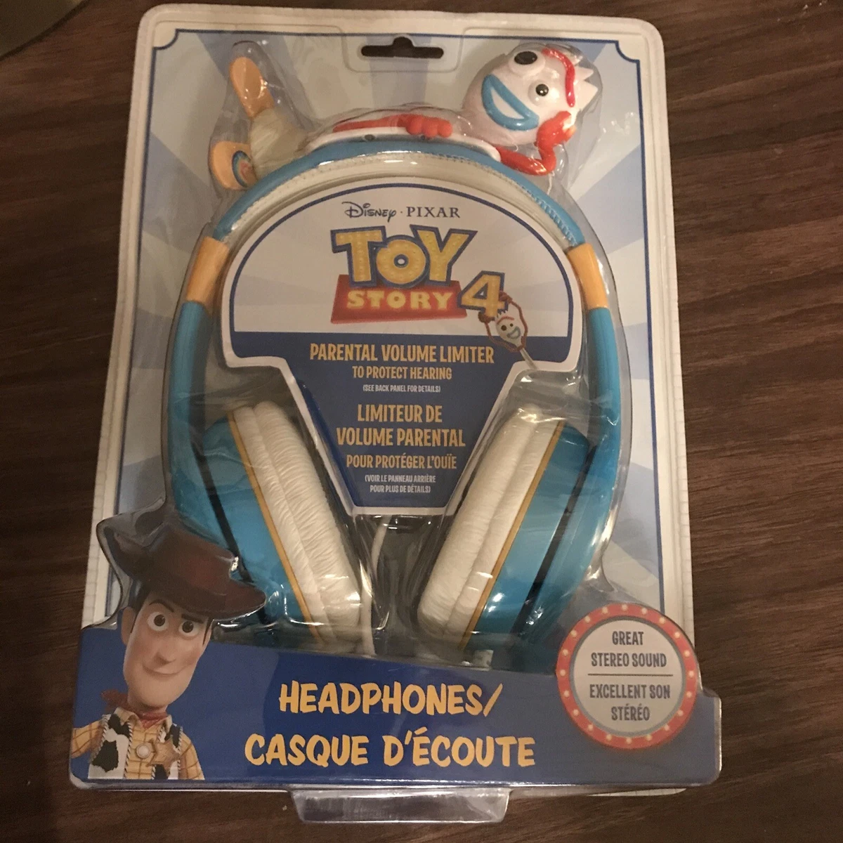 New Sealed Disney Pixar Toy Story 4 Forky Headphones