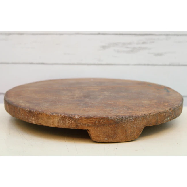 Wooden Chakla Belan set Vintage Style Simple Kitchen Ware Indien Roti Making set - Image 3 of 4