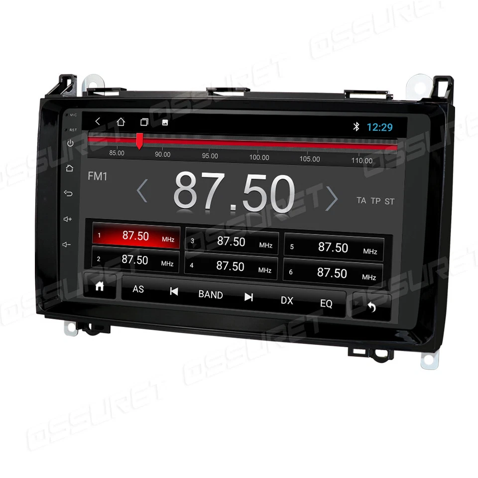 Radio GPS para coche Android12 CarPlay 4+64 GB para Mercedes-Benz W245 B200 W169 W906 DSP Foto 3 de 4