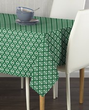 Christmas Damask Green Signature Tablecloths - Assorted Sizes