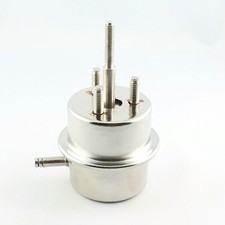 Unterdruckdose- Auspuffklappe -Vakuumdose Edelstahl mit seitlichem Abgang Vakuum