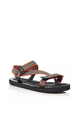 New BURBERRY Patterson Icon Stripe Sandals Men Burberry Men main image 4