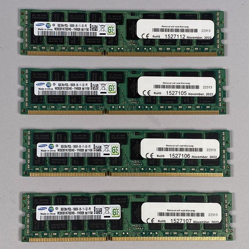 RAM SAMSUNG Modules 1x 8GB PC3L-10600R 1333MHz DDR3 ECC SDRAM 240-pin Mac Pro - Picture 2 of 3