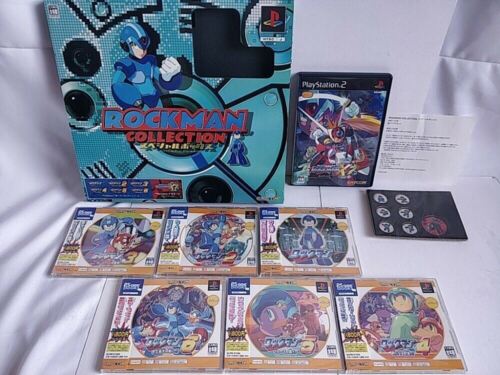 Rockman Megaman Collection Special Boite PLAYSTATION Emballé Set / Non - Afbeelding 1 van 12