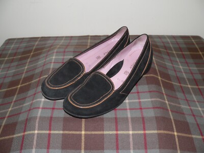 Stonefly Brown Suede w/Leather Trim Casual Loafers, Size 40 Eu, M US 