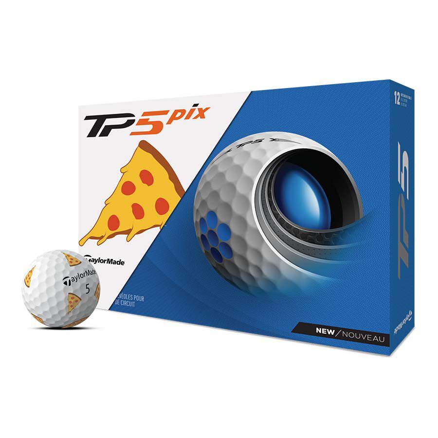 TaylorMade TP5 Pix SE Balls *SOLD OUT* Masters $ Pizza Bacon