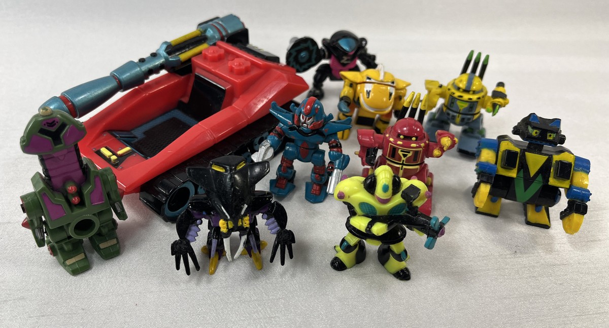 Micro Machines ZBots lot of 9 Tank Galoob 90's Space Micro